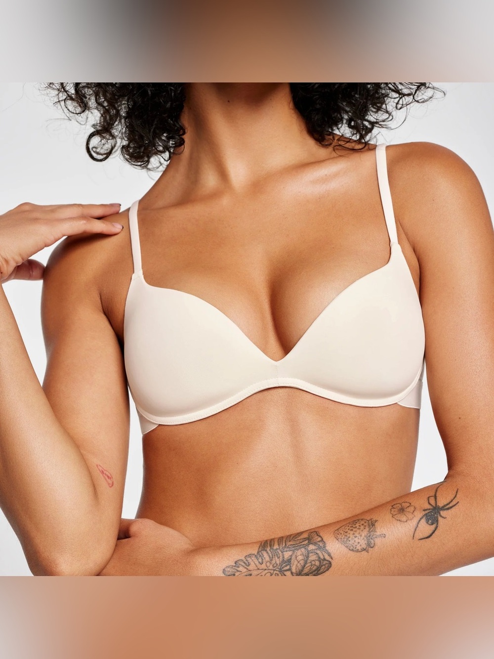NWT Pepper Zero-G Wirefree Lift Up Bra in Ecru, Size 38A